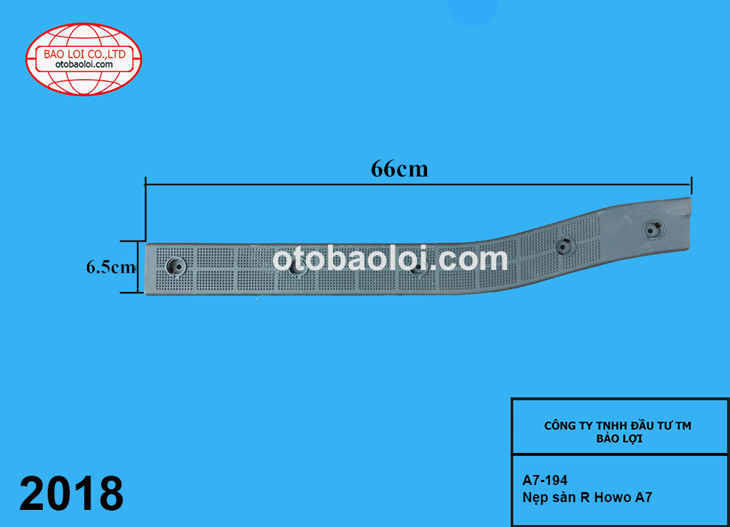 Nẹp sàn R Howo A7