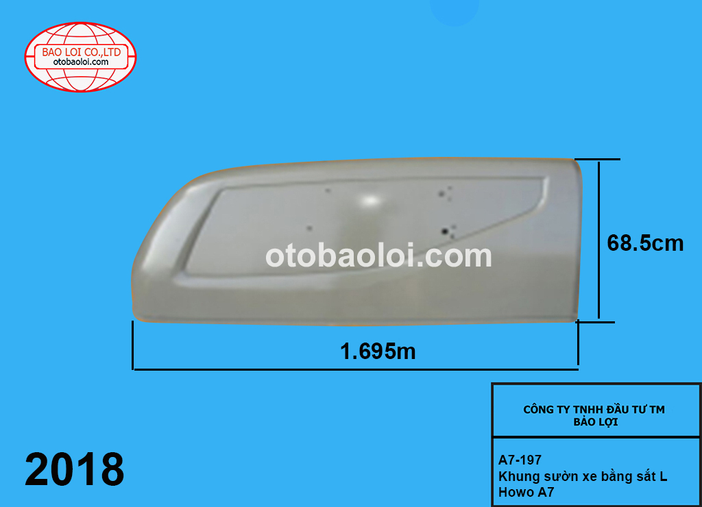 Khung sườn xe bằng sắt L Howo A7