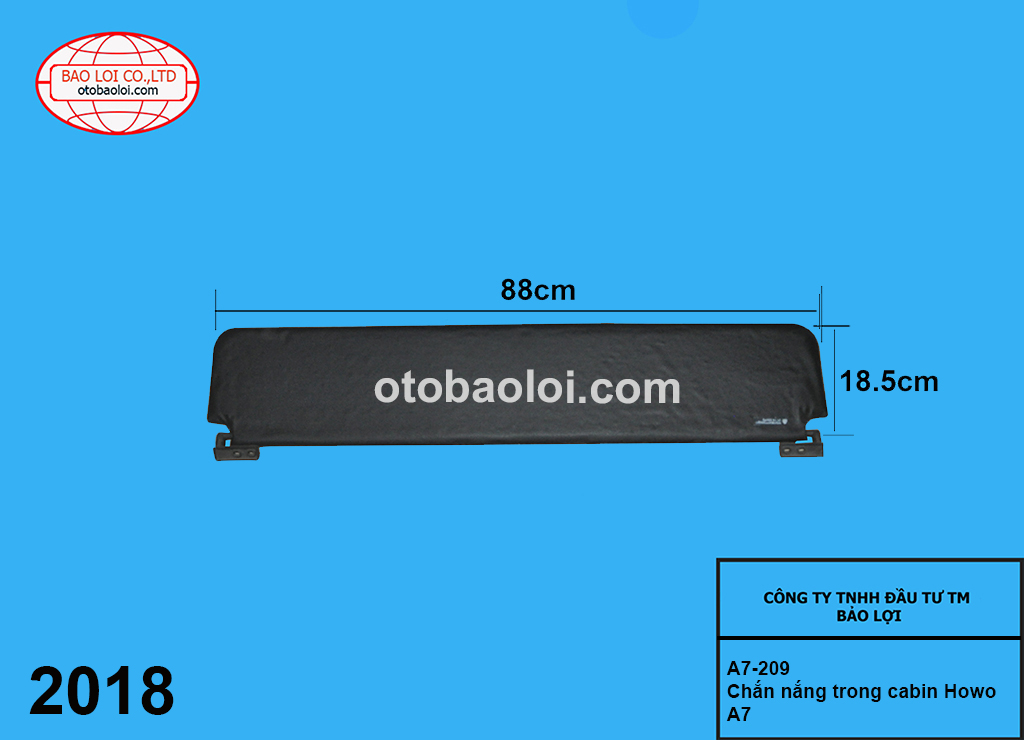 Chắn nắng trong cabin Howo A7