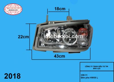 Đèn pha howo 2008 L (den thuong)