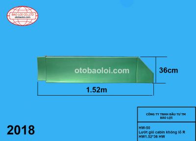 Lướt gió cabin không lỗ R HW1.52*36 HW