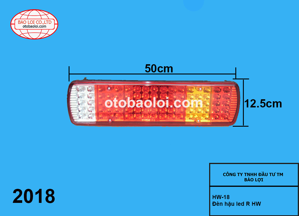 Đèn hậu led R HW