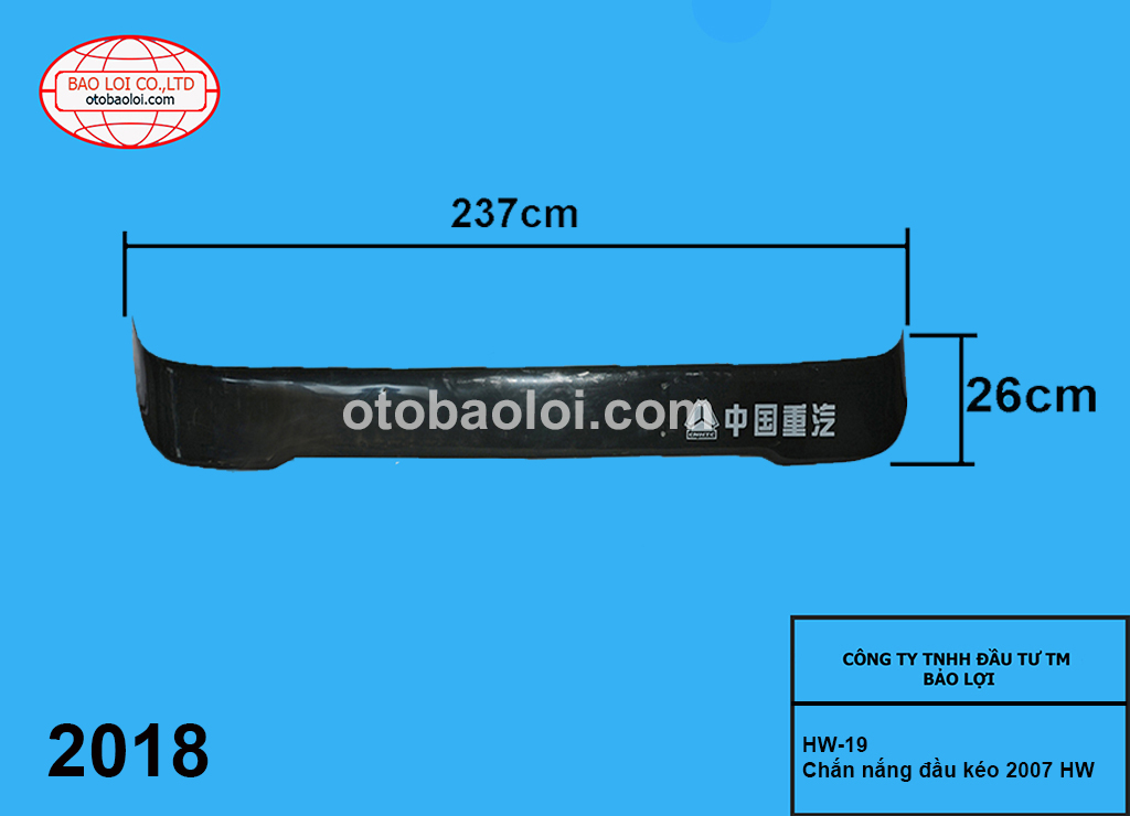 Chắn nắng đầu kéo 2007 HW