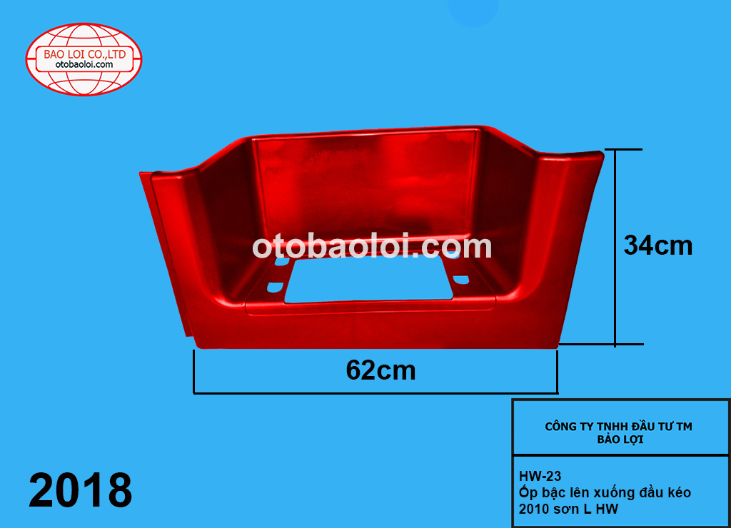 Ốp bậc lên xuống đầu kéo 2010 sơn L HW