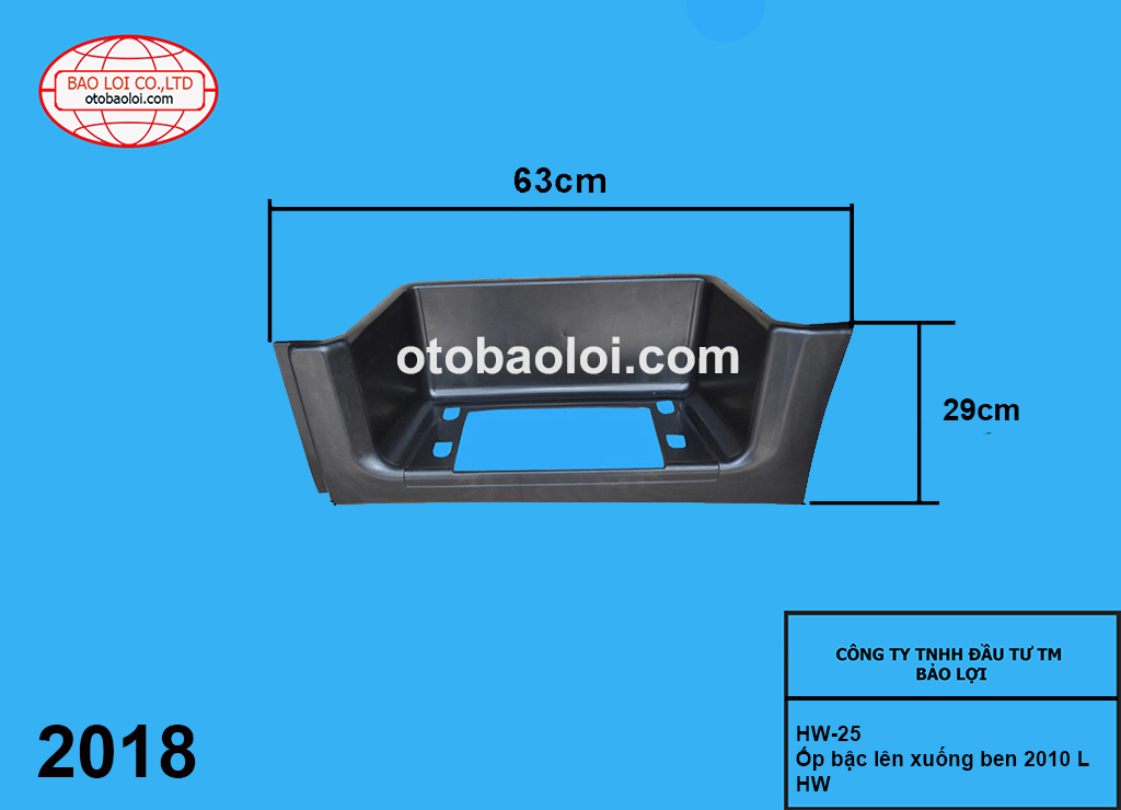 Ốp bậc lên xuống ben 2010 L HW