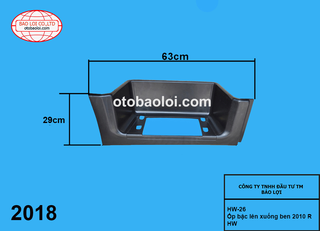 Ốp bậc lên xuống ben 2010  R HW