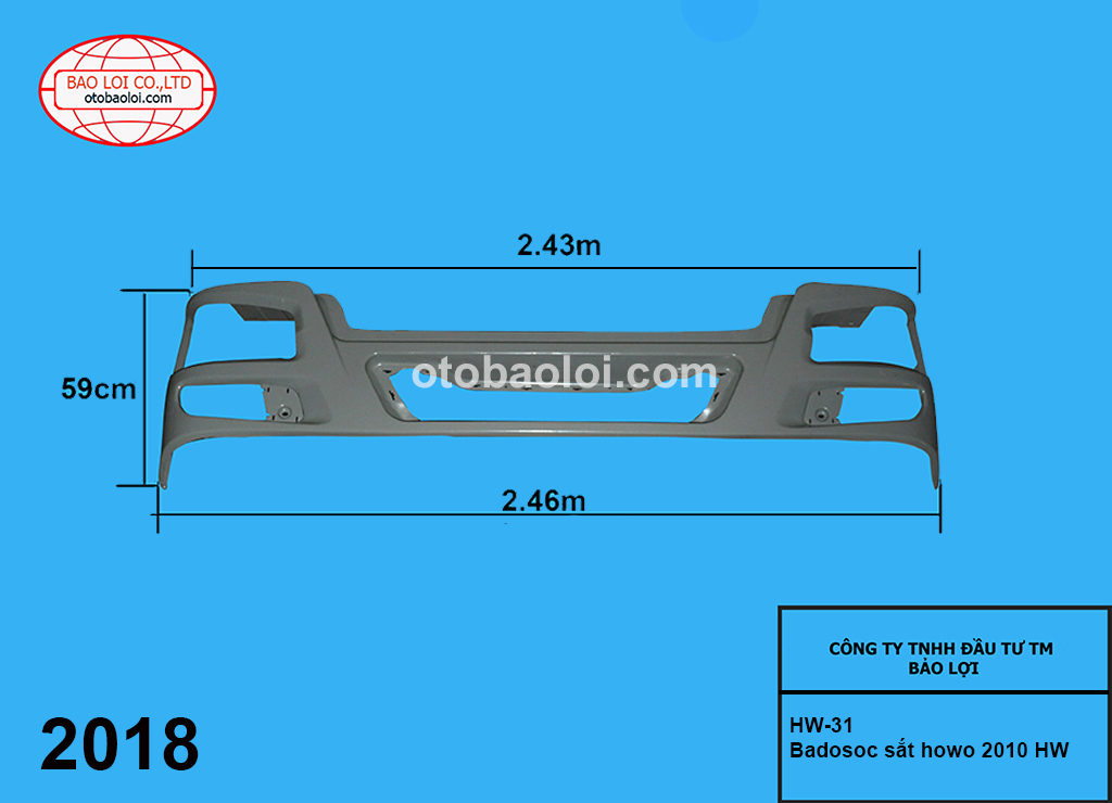 Badosoc sắt howo 2010 HW(loại thường)