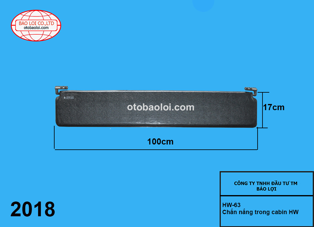 Chắn nắng trong cabin HW