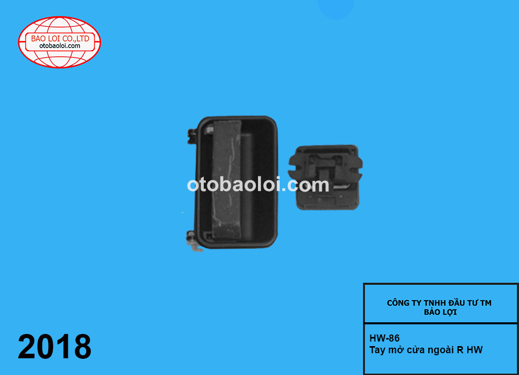 Tay mở cửa ngoài R HW