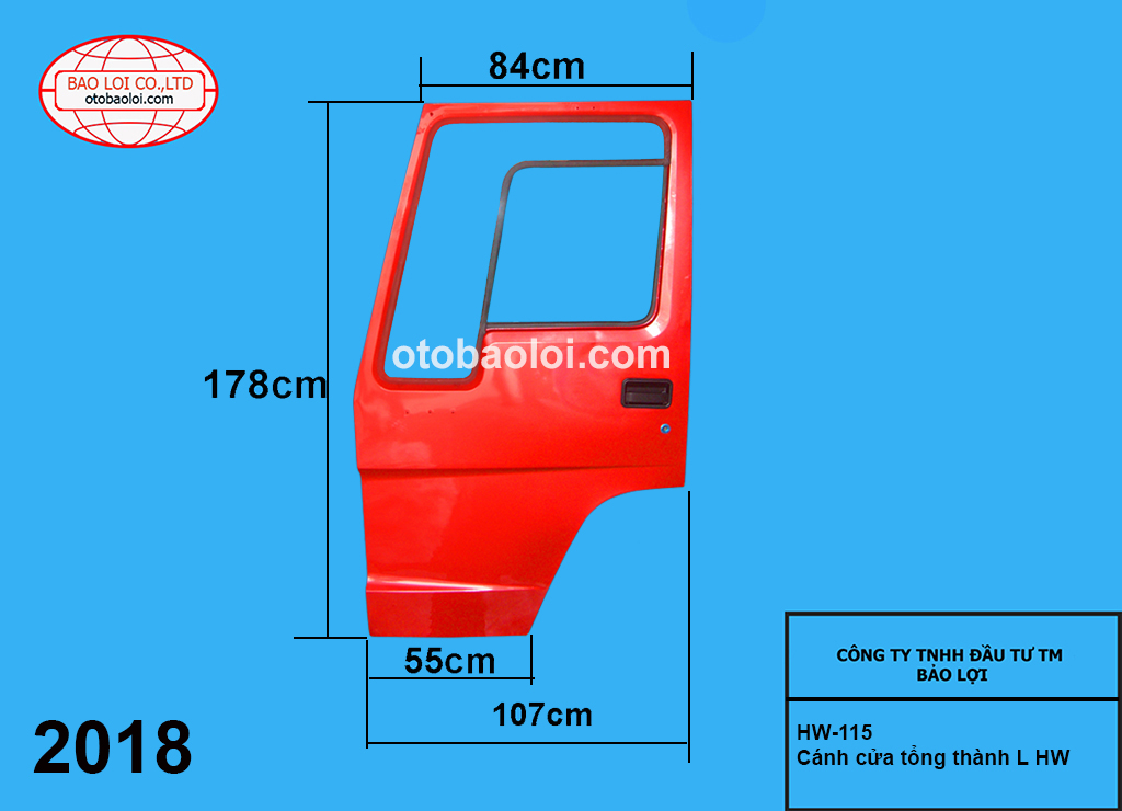Cánh cửa tổng thành cơ L HW