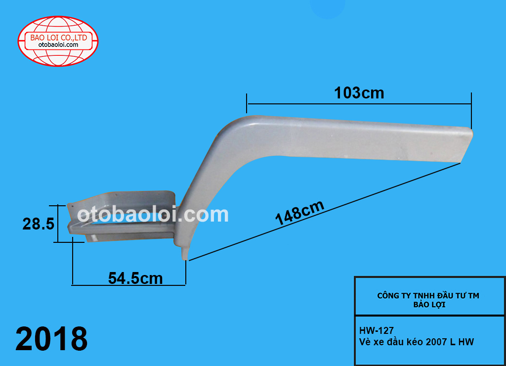 Vè xe đầu kéo 2007 L HW