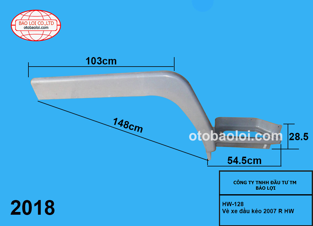 Vè xe đầu kéo 2007 R HW
