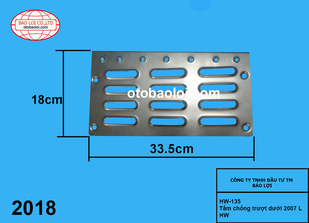 Tấm chống trượt dưới 2007 L HW