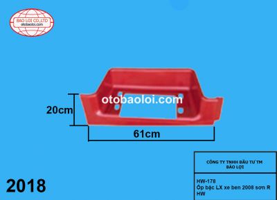 Ốp bậc LX xe ben 2008 sơn R HW