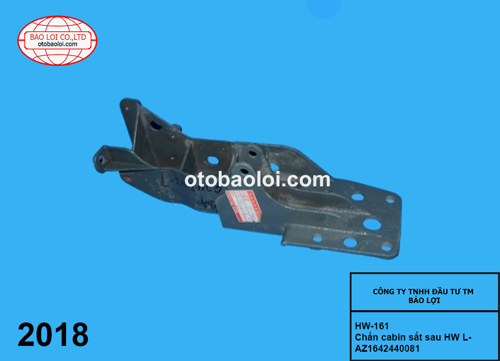 Chắn cabin sắt sau HW L- AZ 1642440081