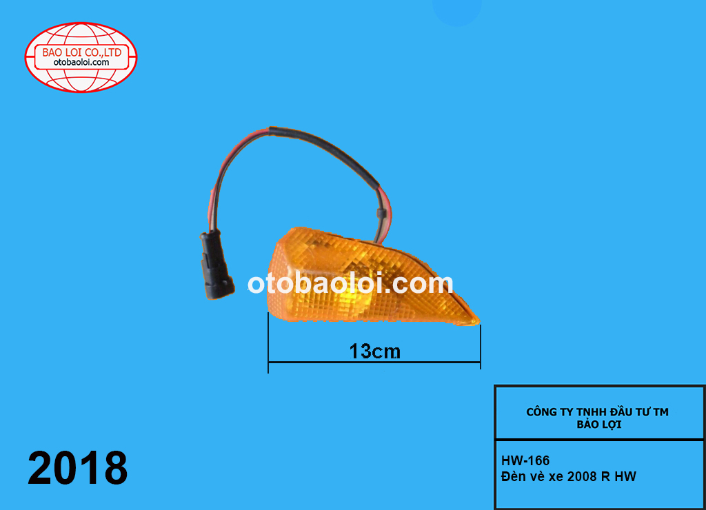 Đèn vè xe 2008 R HW