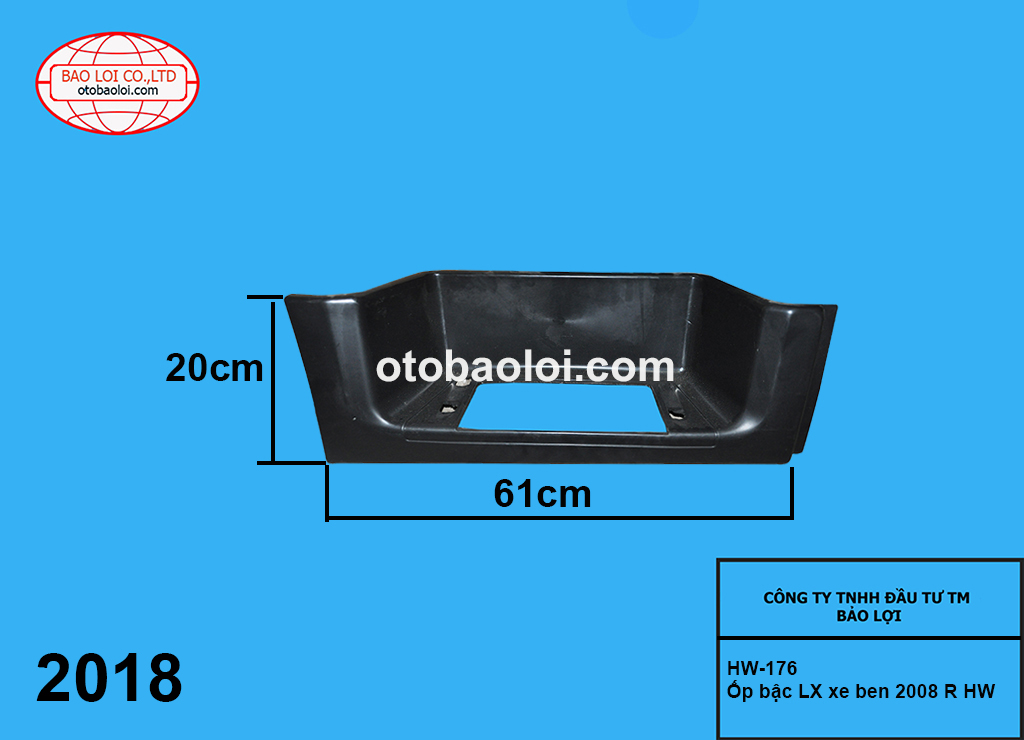 Ốp bậc LX xe ben 2008 R HW