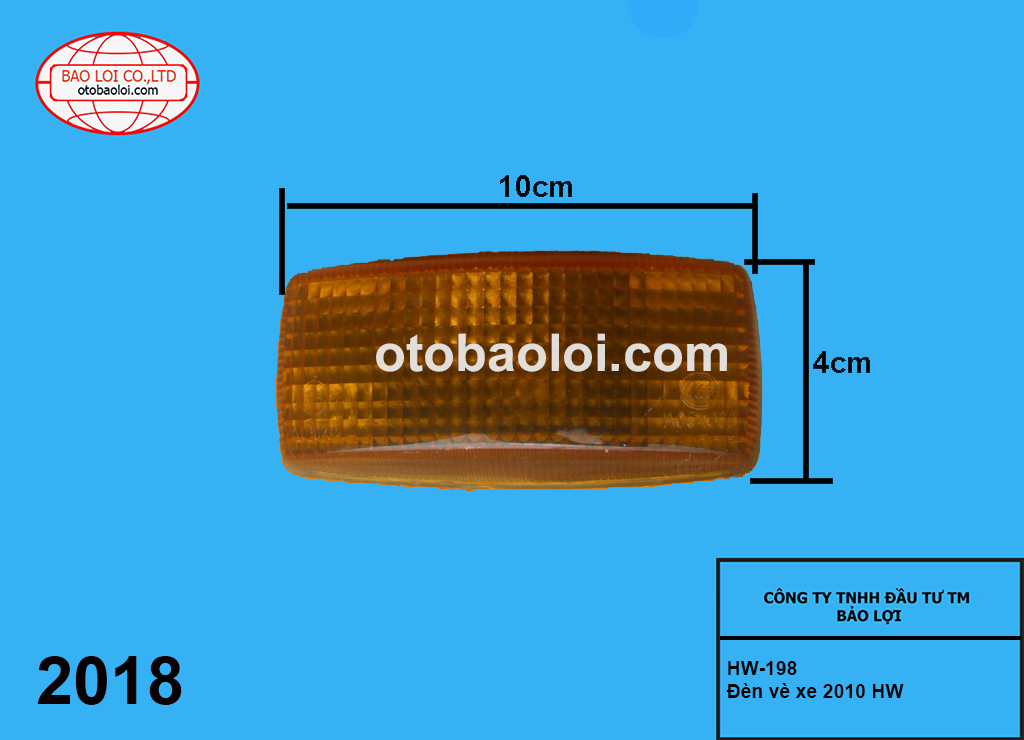 Đèn vè xe 2010 HW