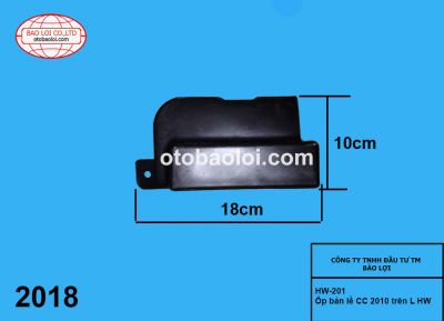 Ốp bản lề CC 2010 trên L HW