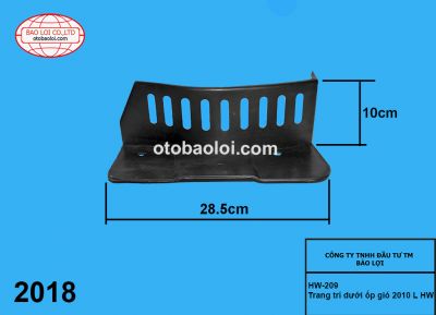 Chắn bụi dưới ốp gió 2010 L HW