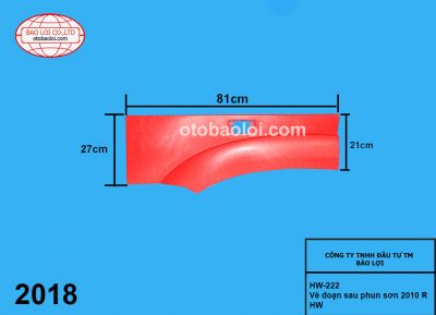 Vè đoạn sau phun sơn 2010 R HW