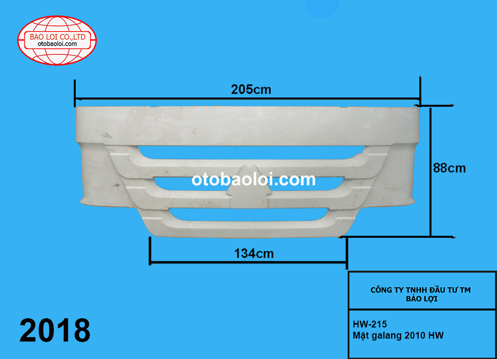 Mặt galang 2010 HW cả lưới