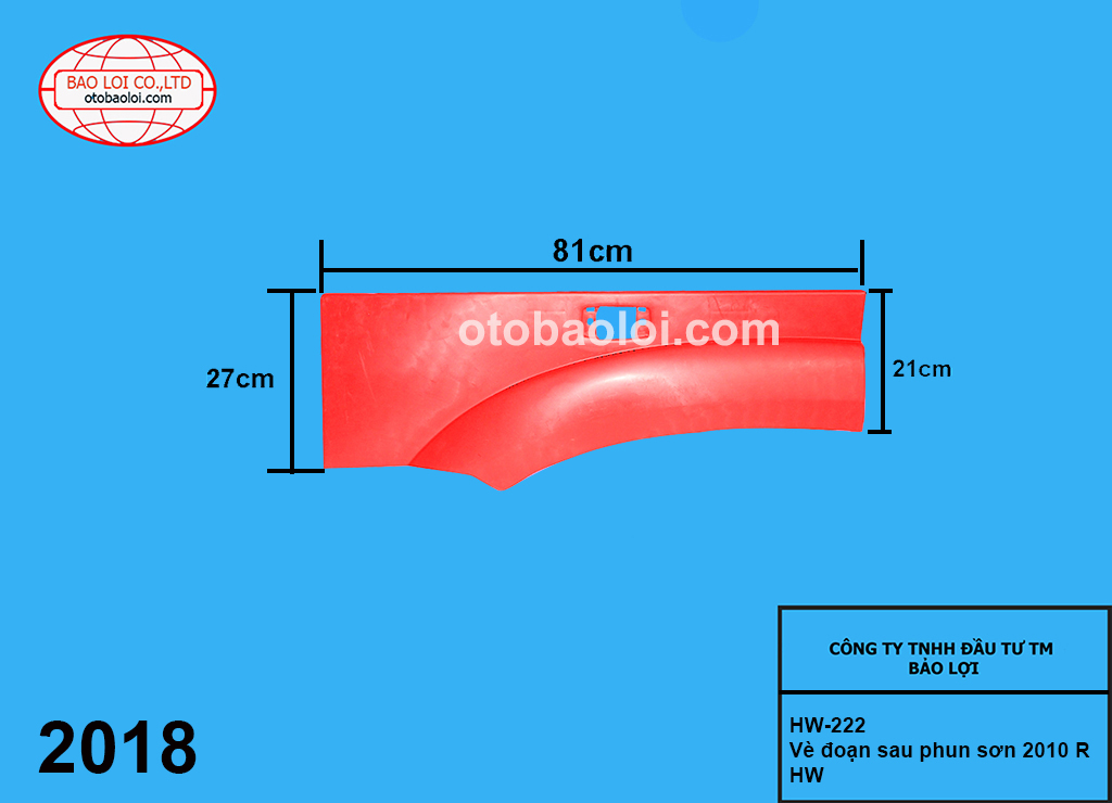 Vè đoạn sau phun sơn 2010 R HW
