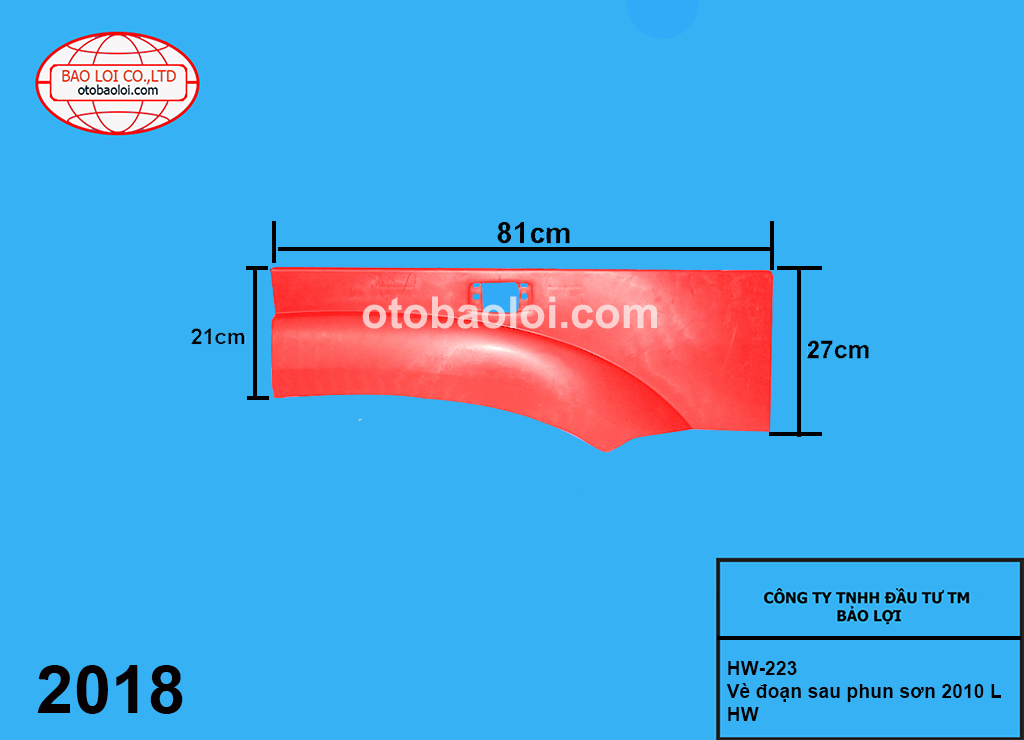 Vè đoạn sau phun sơn 2010 L HW