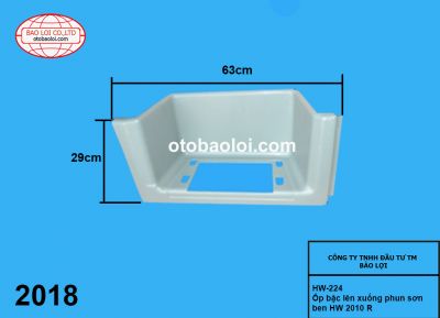 Ốp bậc lên xuống phun sơn ben HW 2010 R