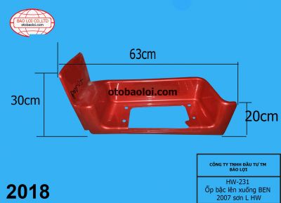 Ốp bậc lên xuống ben 2007 sơn L HW