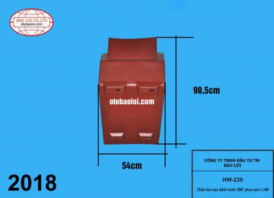 Chắn bùn sau bánh trước 2007 phun sơn L HW