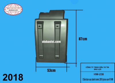 Chắn bùn sau bánh trước 2010 phun sơn R HW