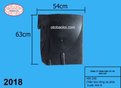Chắn bùn lòng xe phía trước HW R