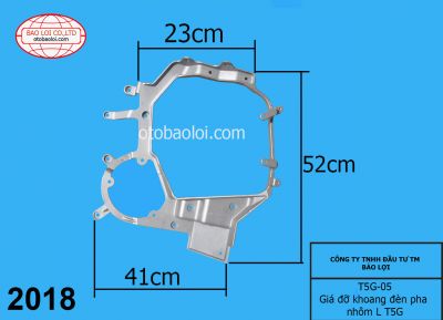 Giá đỡ khoang đèn pha nhôm L T5G