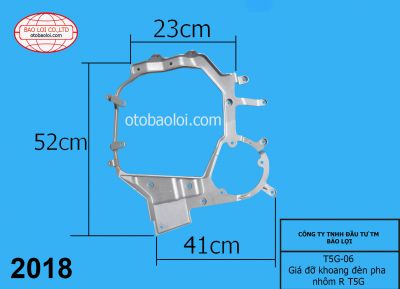 Giá đỡ khoang đèn pha nhôm R T5G