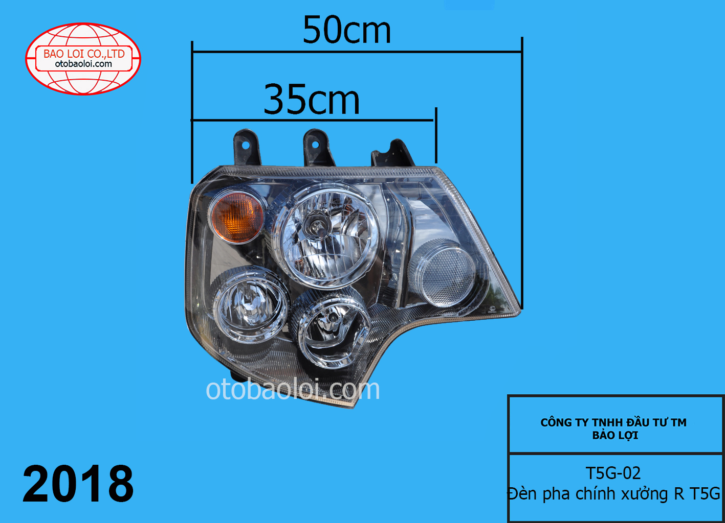 Đèn pha chính xưởng R T5G