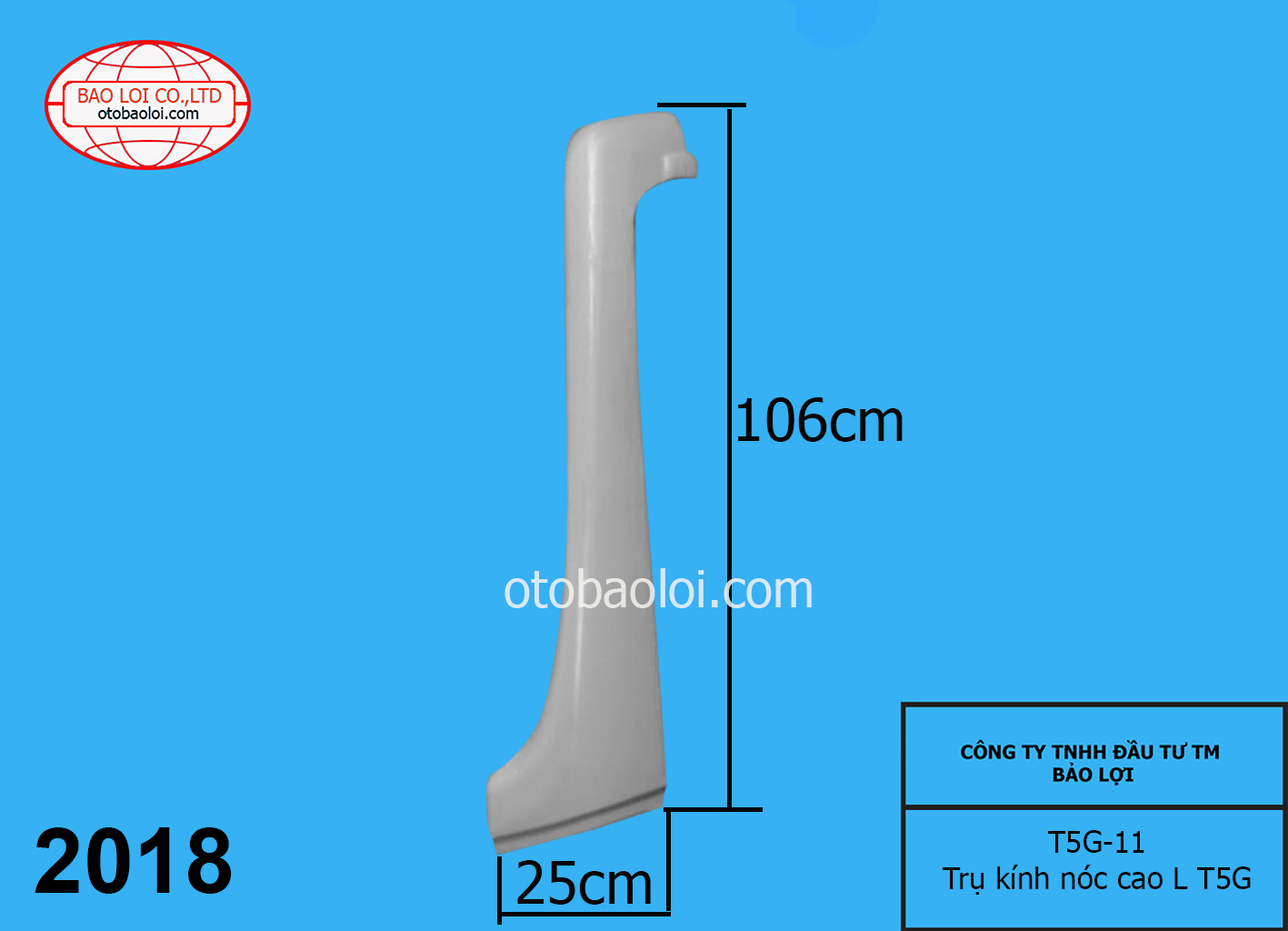 Trụ kính nóc cao L T5G