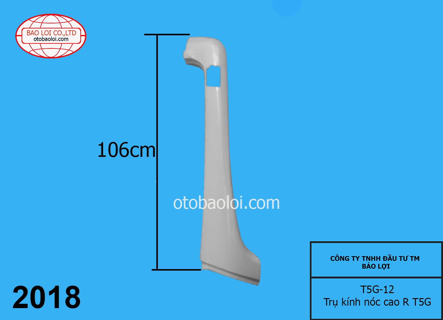 Trụ kính nóc cao R T5G