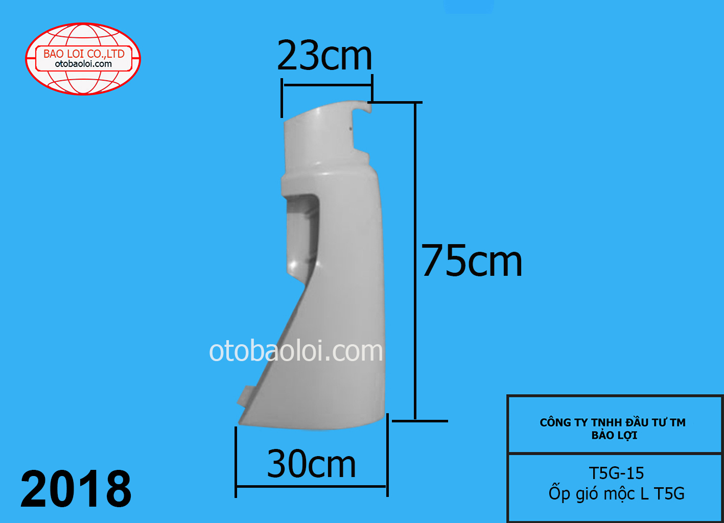 Ốp gió mộc L T5G