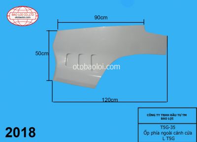 Ốp phía ngoài cánh cửa L T5G