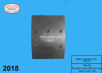 Ốp phía trong chắn bùn sau bánh trước T5G