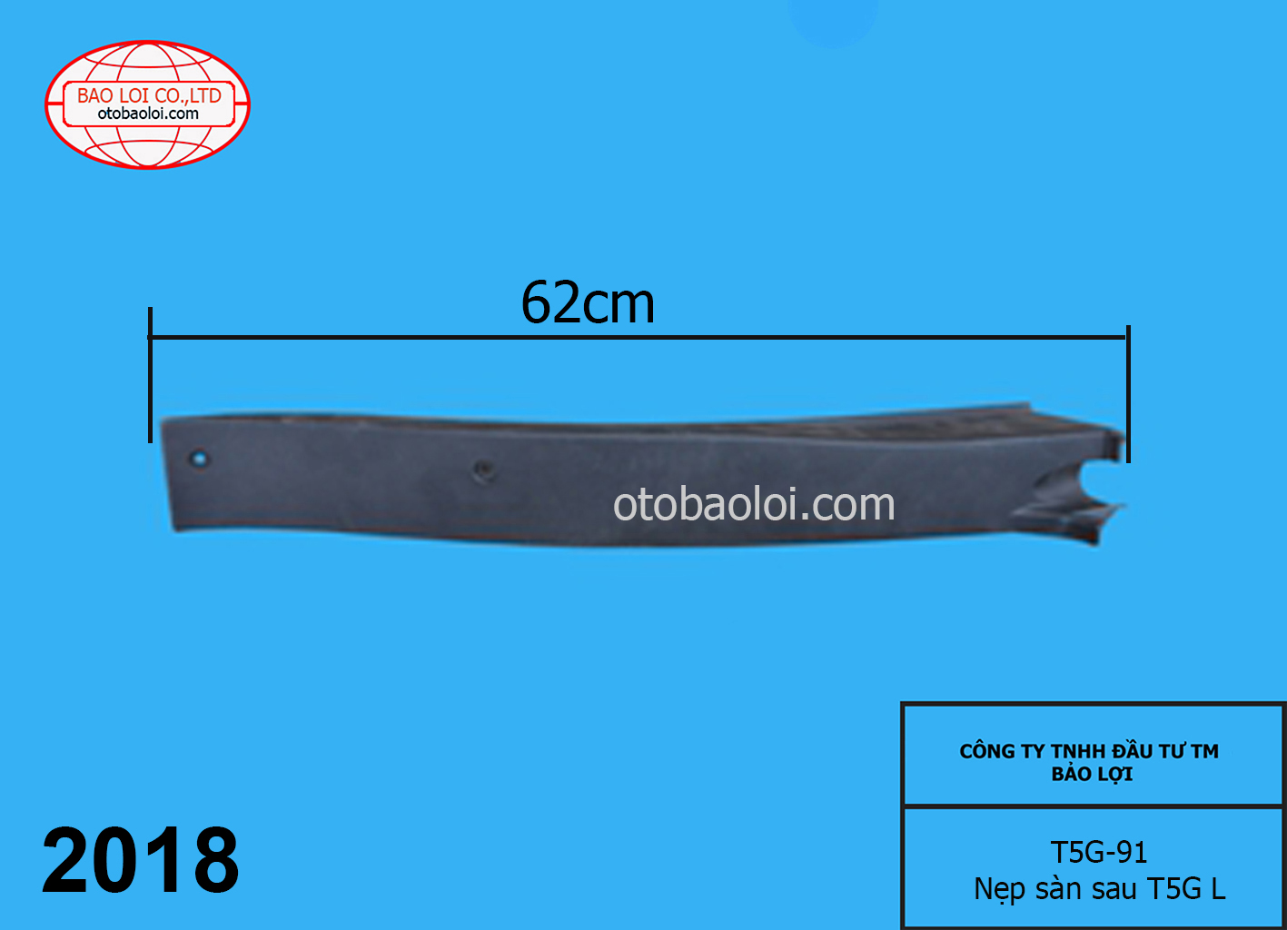 Nẹp sàn sau T5G L