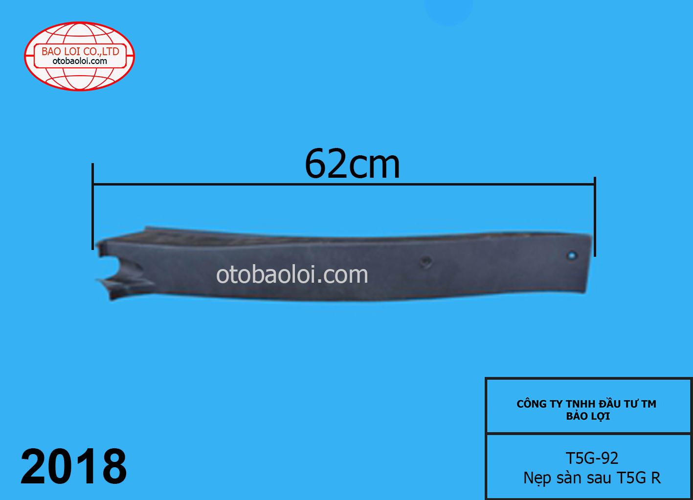 Nẹp sàn sau T5G R