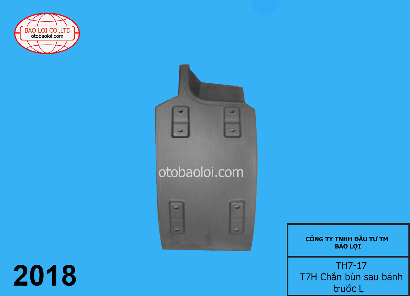 T7H Chắn bùn sau bánh trước L