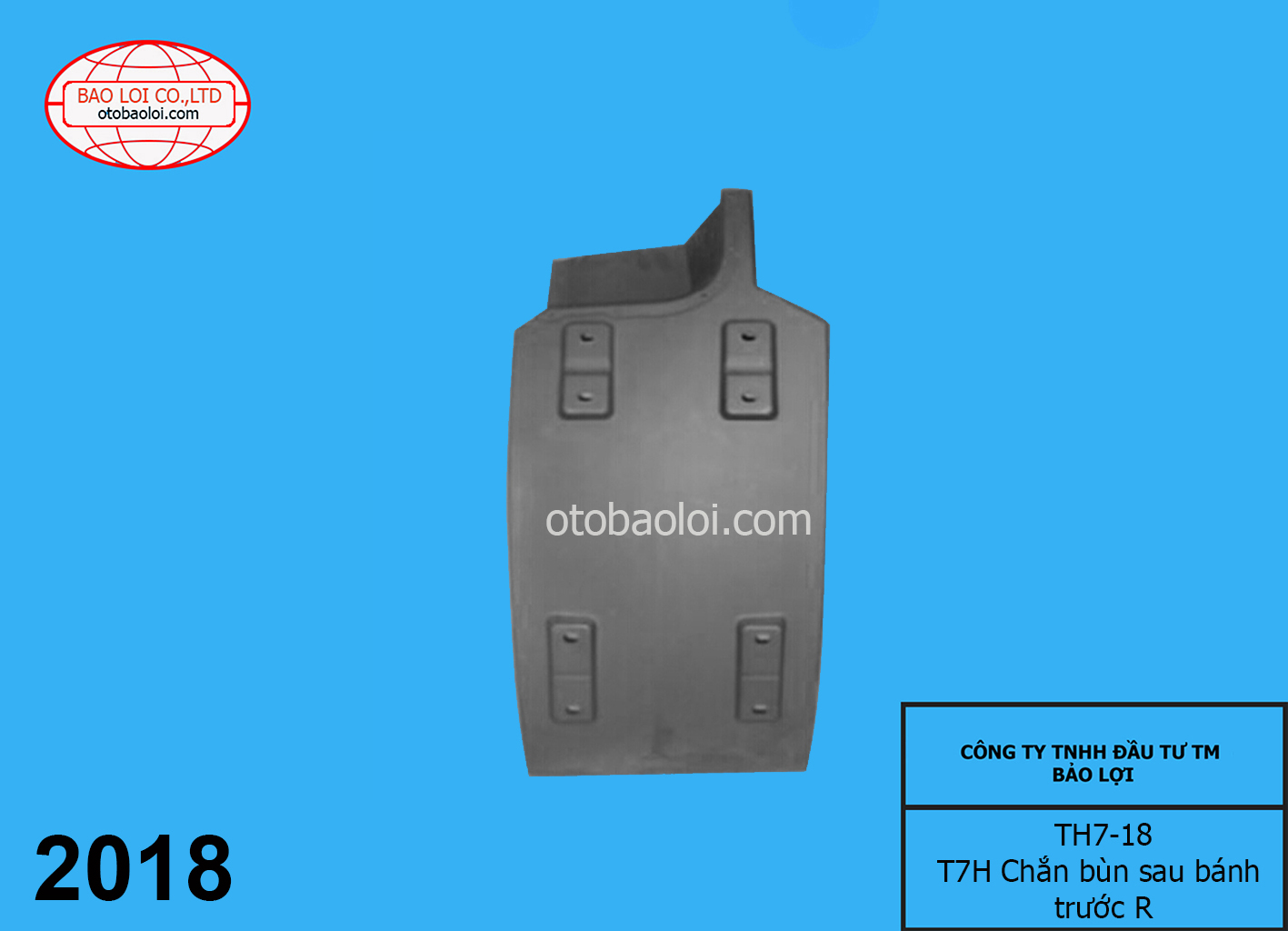 T7H Chắn bùn sau bánh trước R