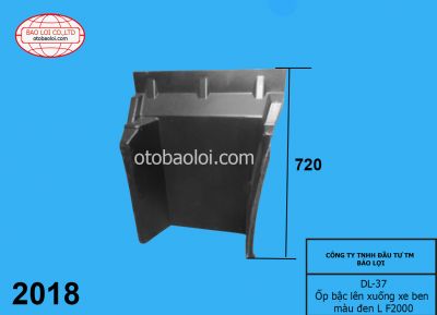 Ốp bậc lên xuống xe ben màu đen L F2000
