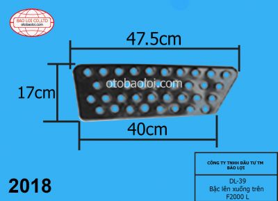 Bậc lên xuống trên F2000 L