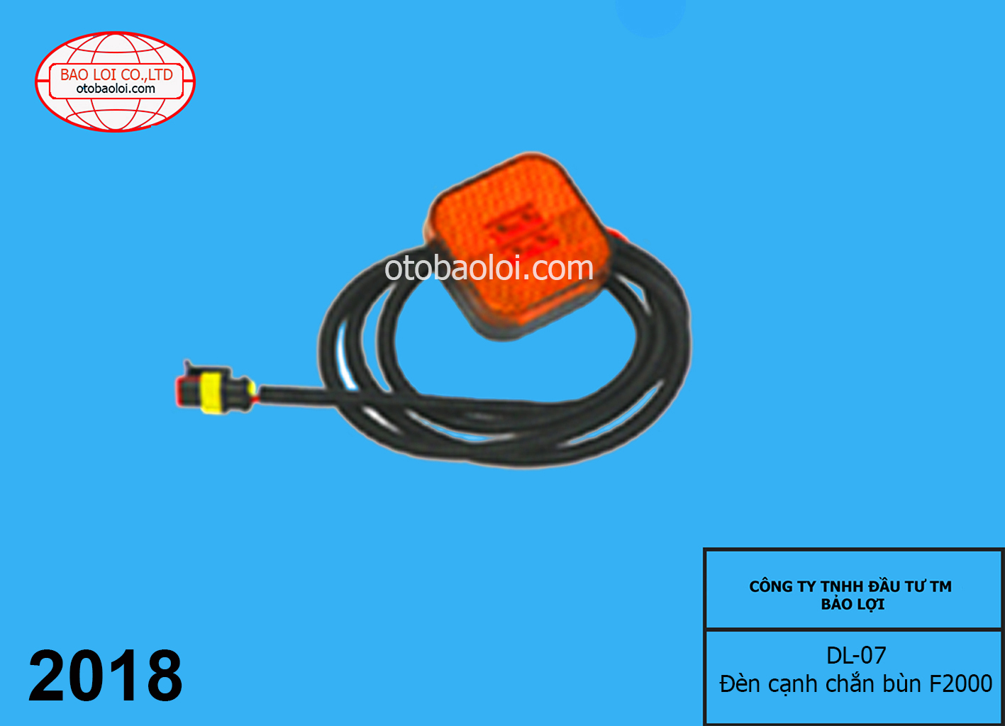 Đèn cạnh chắn bùn F2000