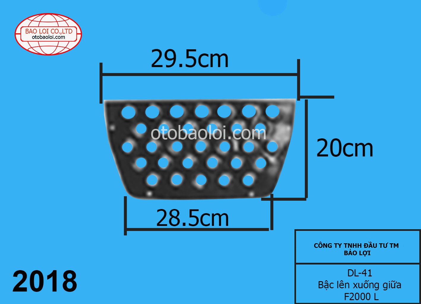 Bậc lên xuống giữa F2000 L