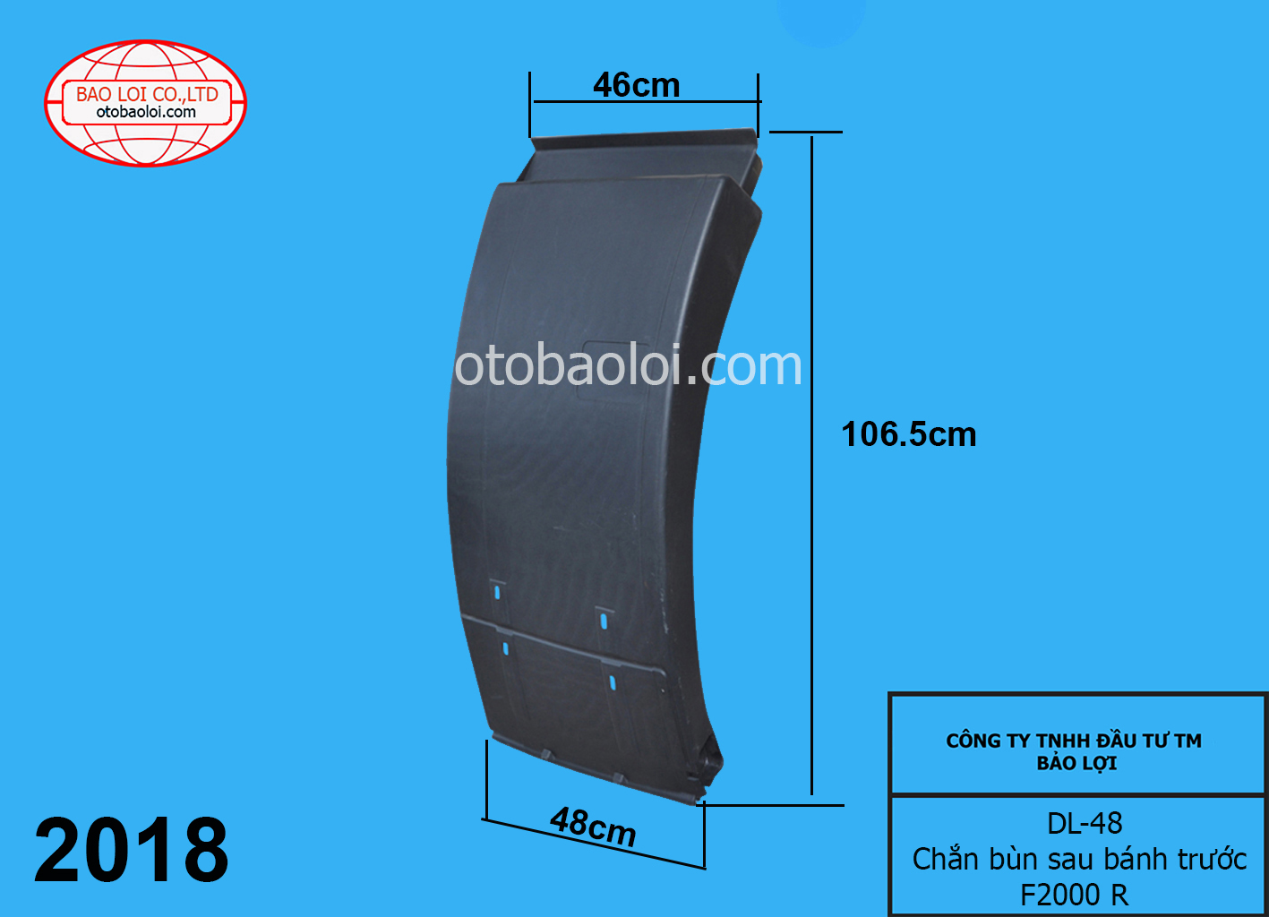 Chắn bùn sau bánh trước F2000 R